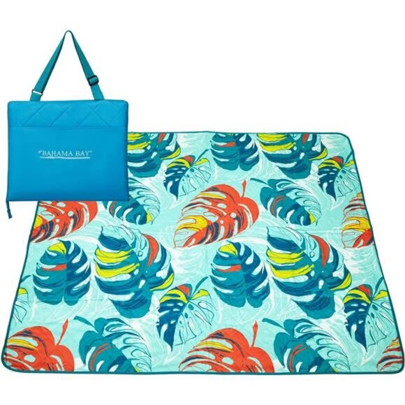 Beach Blanket Waterproof Sandproof Picnic Blankets Foldable Beach Mat Sand Free - Picture 1 of 7